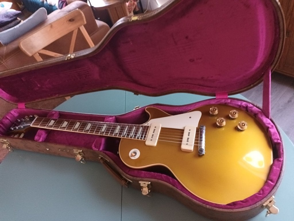 Gibson Custom Shop 1954 Les Paul Goldtop Reissue VOS, Ophalen, Gebruikt, Solid body, Gibson