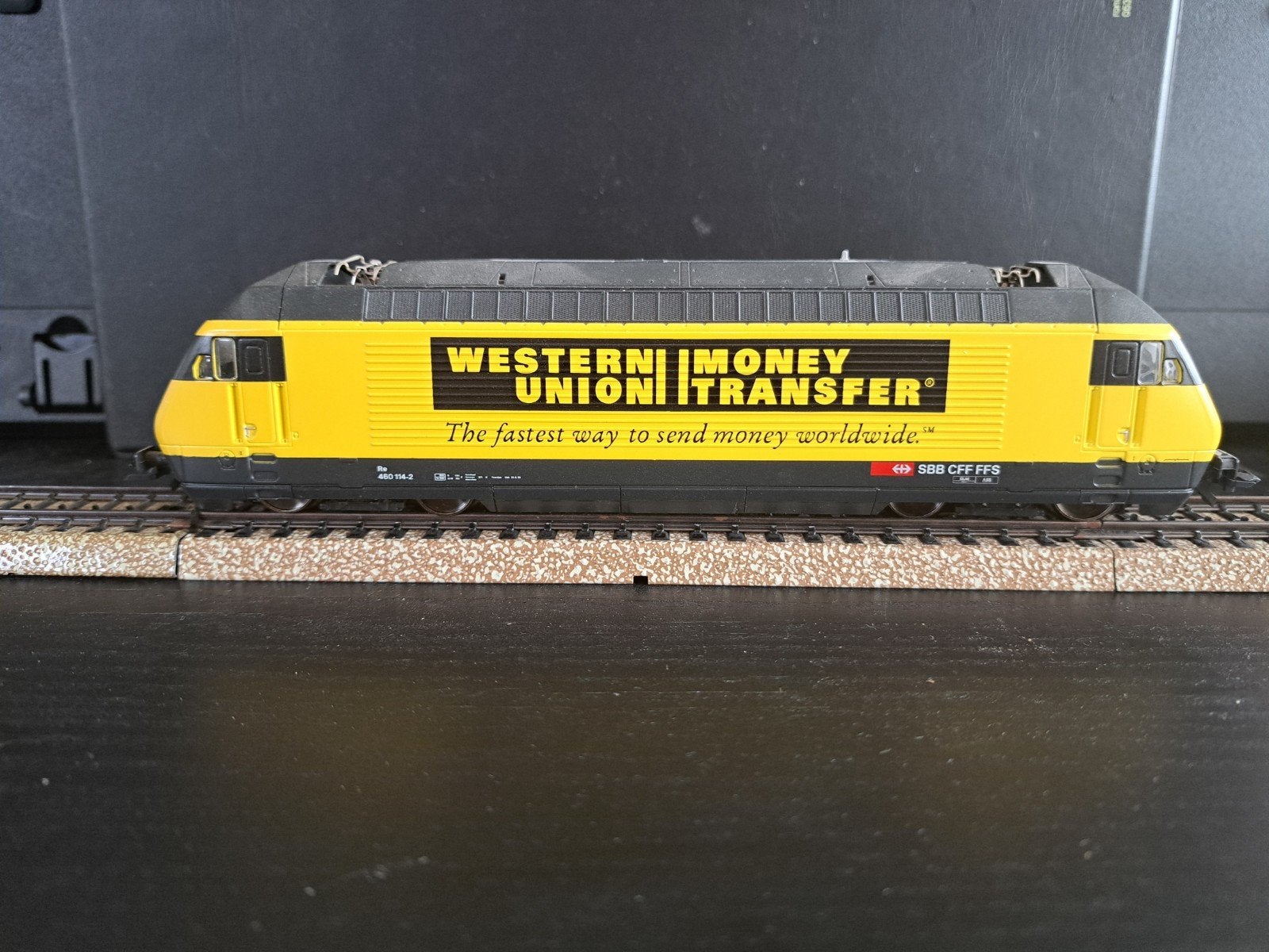 Roco Locomotief SBB CFF FFS Western Union Analoog, Ophalen of Verzenden, Zo goed als nieuw, Roco, Analoog