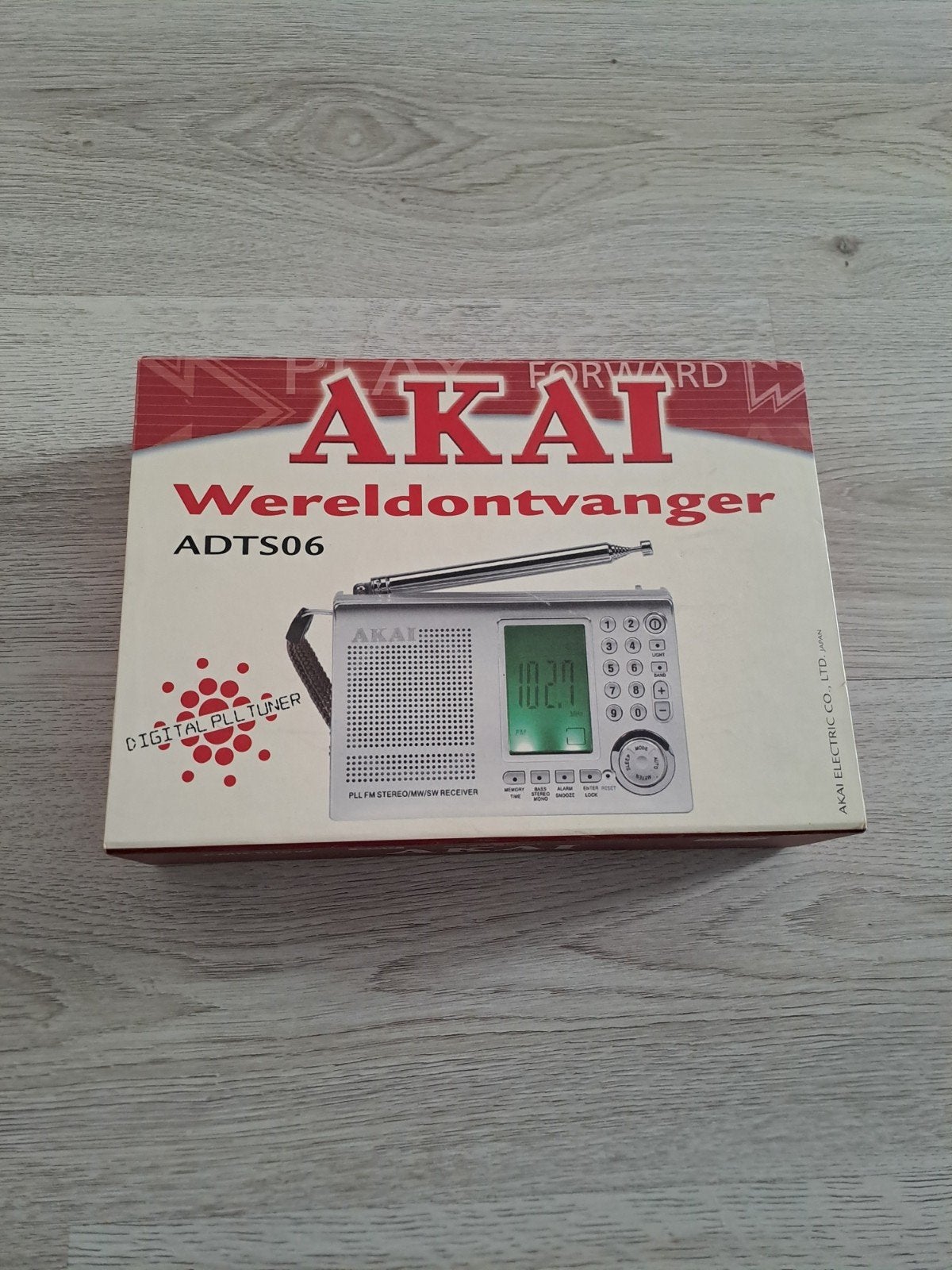 Akai wereldontvanger ADT-S06 nieuw in doos, Ophalen of Verzenden, Nieuw, Wereldontvanger