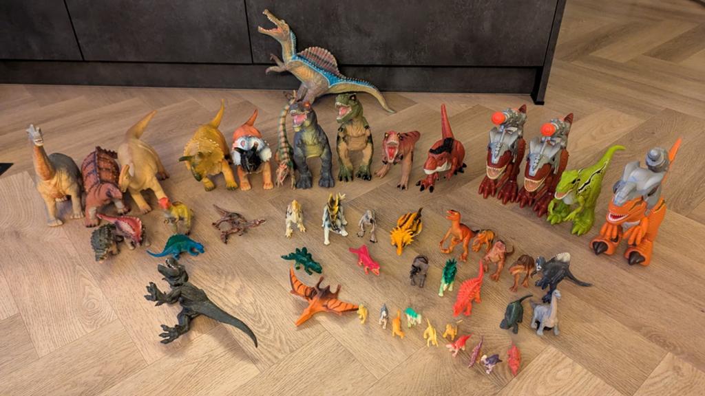 Grote verzameling dinosaurussen, Ophalen, Gebruikt