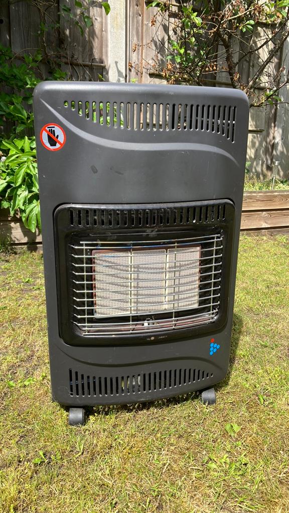 Gaskachel op wielen camping / veranda / schuur, Huis en Inrichting, Kachels, Ophalen of Verzenden, Gebruikt, Gas, Gaskachel