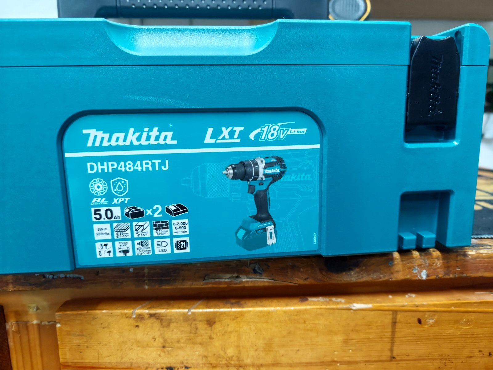 Makita DHR243T1J + dhp484rtj1 Accu Boorhamer - nieuw, Ophalen, 600 watt of meer, Boor- en/of Breekhamer, Zo goed als nieuw