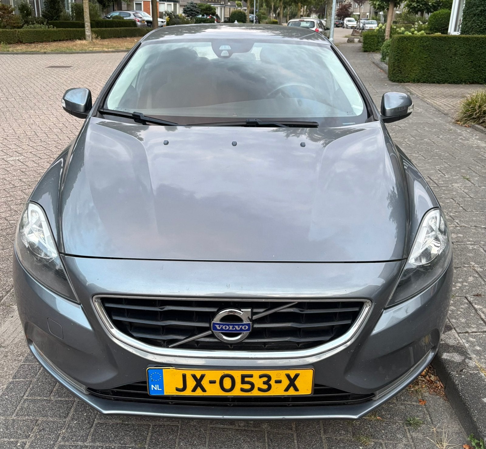Volvo V40 1.6 D2 115PK 2014 Grijs airco navi parkeersensor, Voorwielaandrijving, Stof, Parkeersensor, Zwart