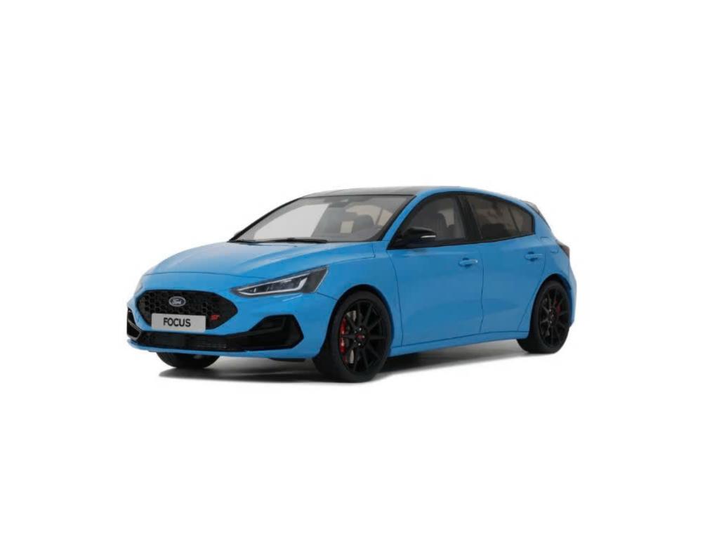 Ford Focus ST Edit. Azure Blauw '24 OTTO MOBILE 1/18 OT1186, Hobby en Vrije tijd, Modelauto's | 1:18, Verzenden, Nieuw, Auto, OttOMobile