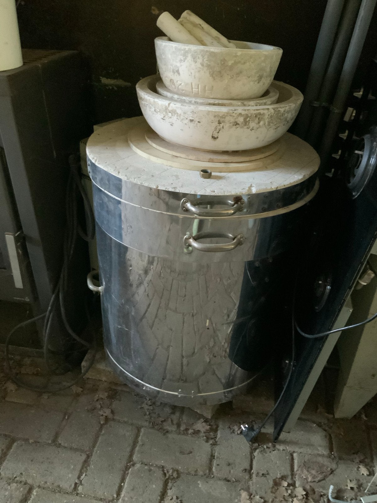 Klei oven voor hobbyisten + schaalvormen, Ophalen, Gebruikt