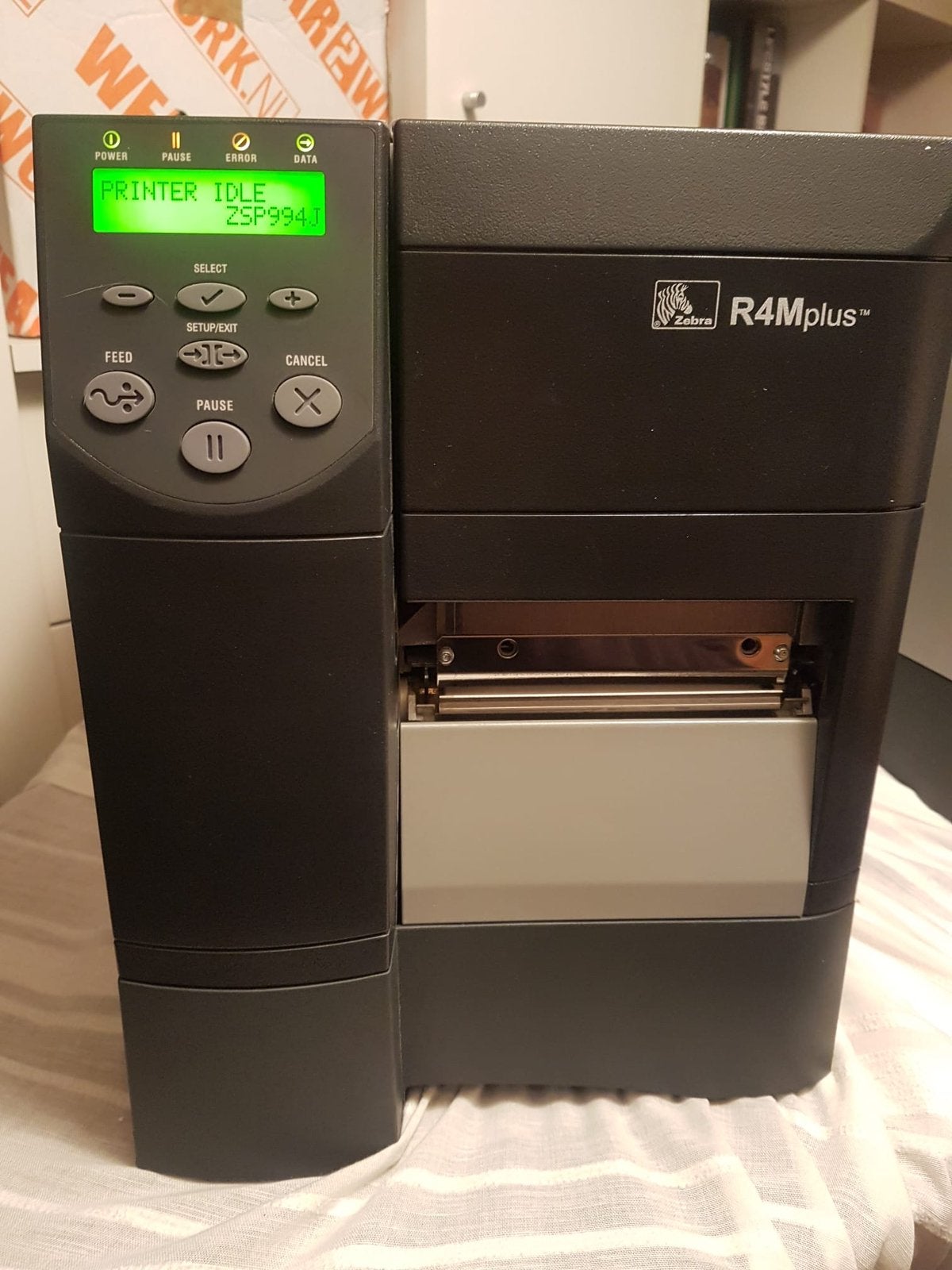 Zebra R4M plus printer, Ophalen of Verzenden, Zo goed als nieuw