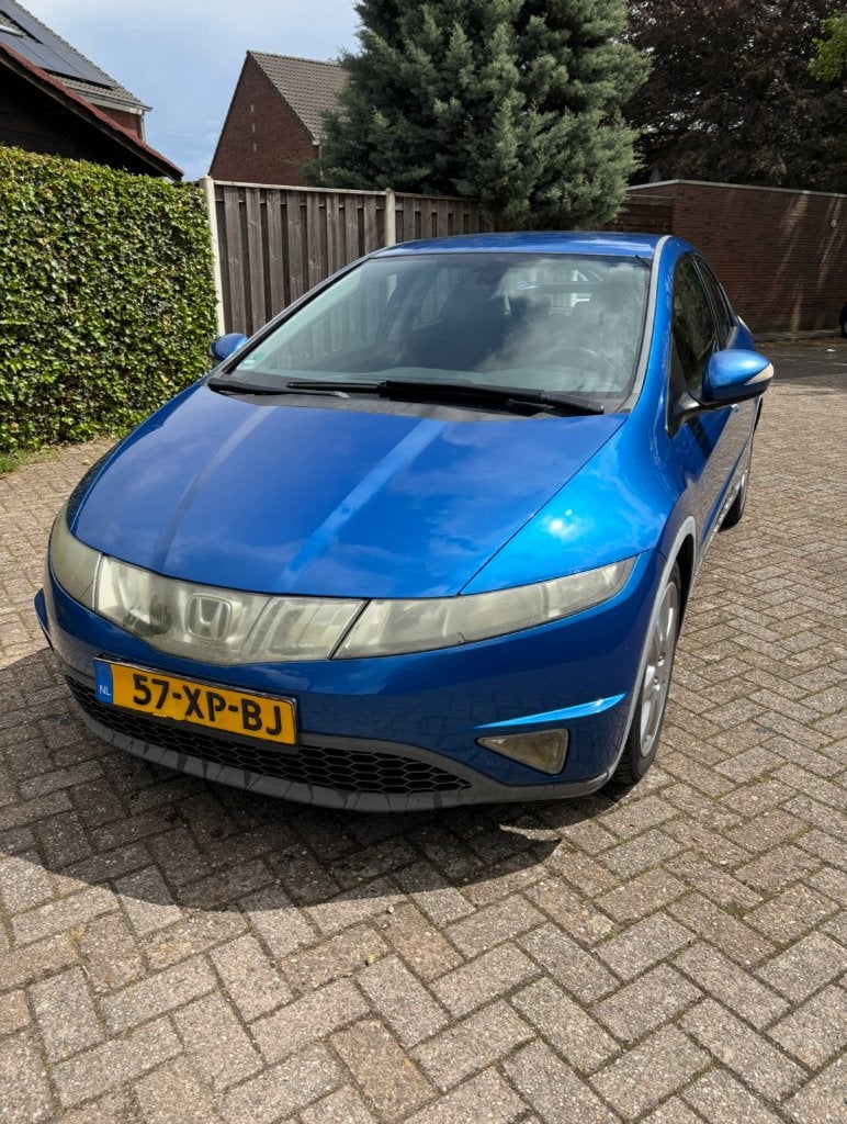 Honda Civic 1.8I Executive 5DR 2007 Blauw, Voorwielaandrijving, 15 km/l, 4 cilinders, Blauw