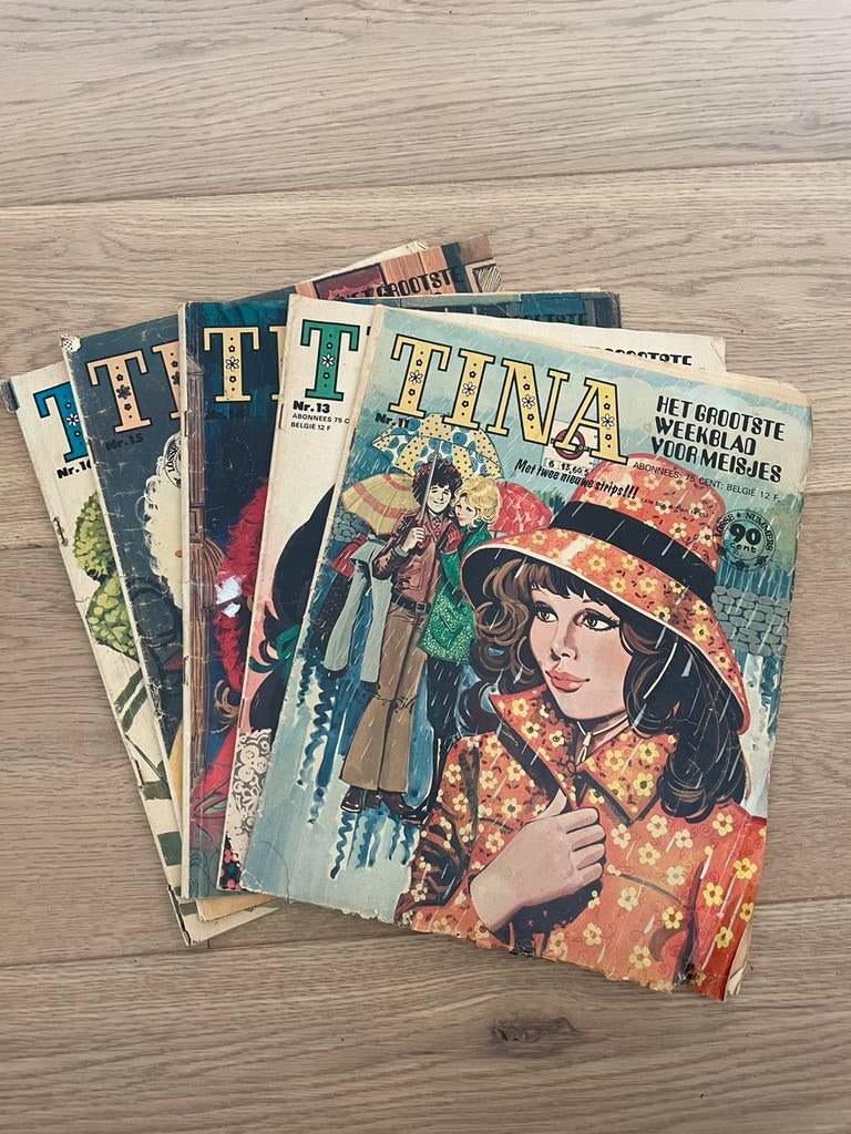 Tina tijdschriften uit 1974, Europa, Meerdere comics, Ophalen, Gelezen