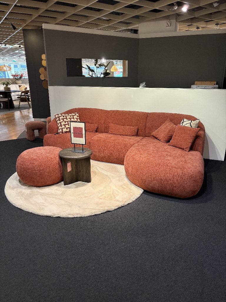 Loungebank Bergamo, Ophalen, Stof, 150 cm of meer, Vierpersoons of meer