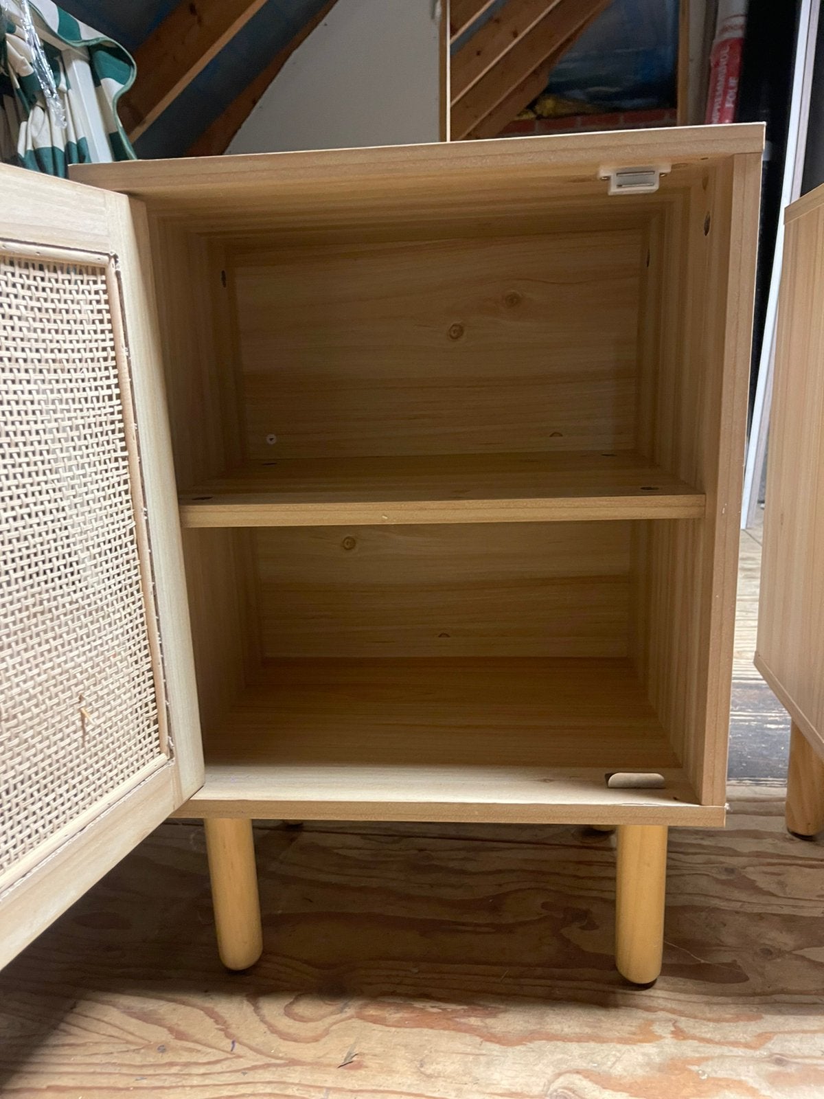 Rotan nachtkastjes 2 stuks helemaal NIEUW en ongebruikt, Ophalen, Minder dan 45 cm, Nieuw, Minder dan 55 cm