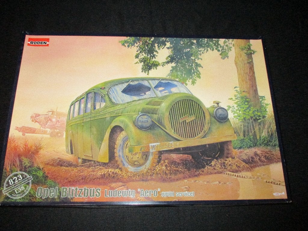 H-609,RODEN 1-35,NO,823,Opel Blitzbus Ludewig "Aero", Overige merken, 1:32 tot 1:50, Overige typen, Nieuw