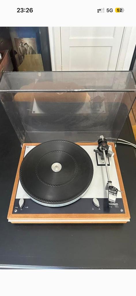 Thorens TD-160 platenspeler (1973) vintage draaitafel, Audio, Tv en Foto, Platenspelers, Ophalen of Verzenden, Zo goed als nieuw