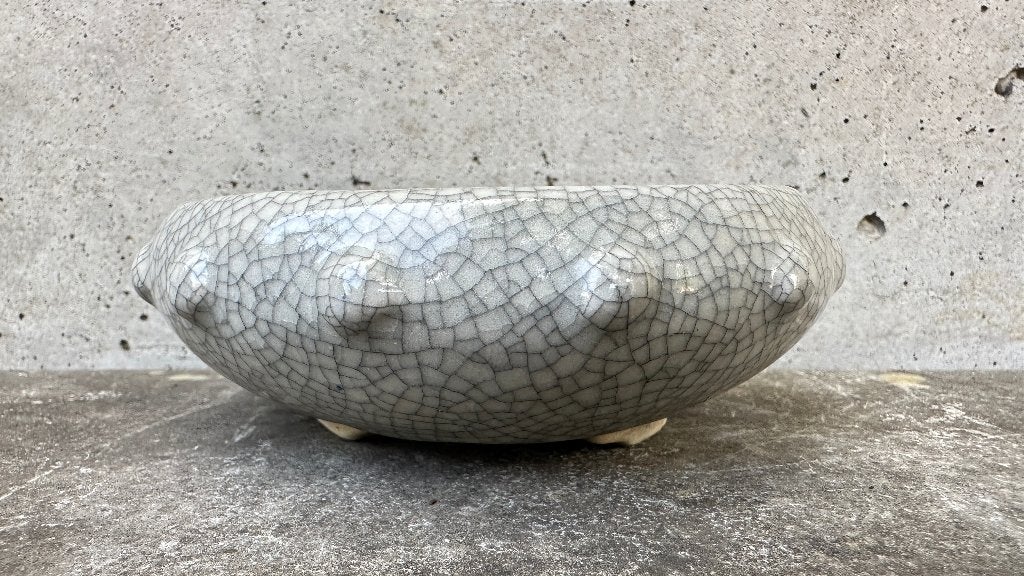 Bonsai schaal pot Ø13x4,5cm (5*), Ophalen of Verzenden, Zo goed als nieuw, Overige vormen, Aardewerk