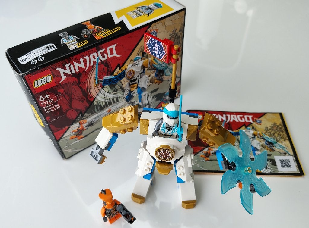 Lego NINJAGO - Zane’s Power Up Mech EVO (71761), Ophalen of Verzenden, Gebruikt, Complete set, Lego