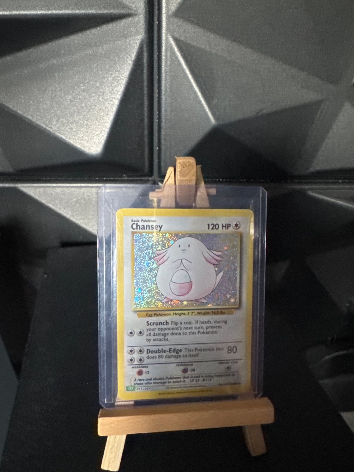 Pokémon TCG: Chansey 015/034 2023- Zeer Goede Staat, Verzenden, Zo goed als nieuw, Losse kaart, Foil