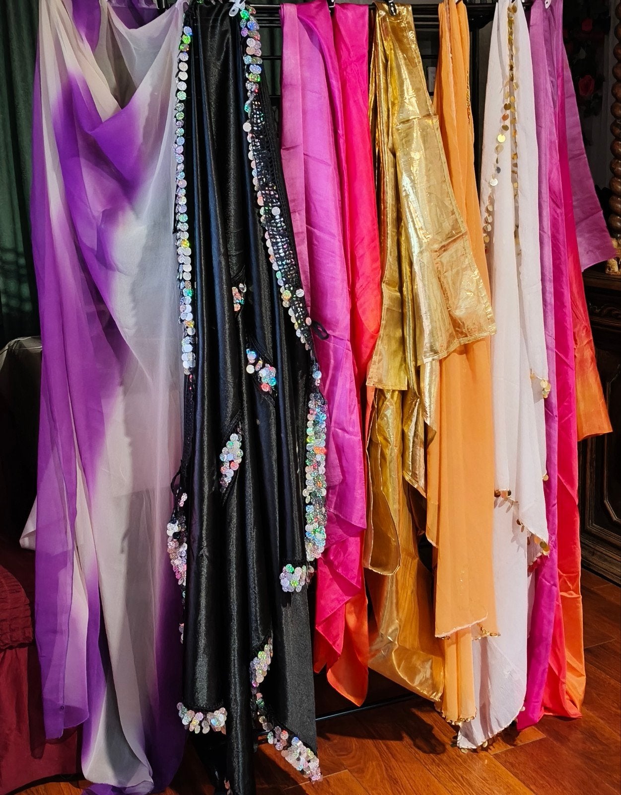 Mooie sluiers voor buikdans en Oriëntaalse dans Melaya., Kleding | Dames, Carnavalskleding en Feestkleding, Ophalen of Verzenden