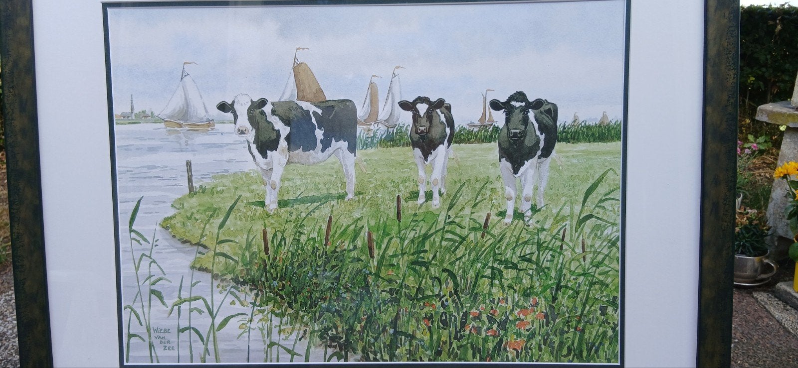 Wiebe van der Zee schilderij, Ophalen