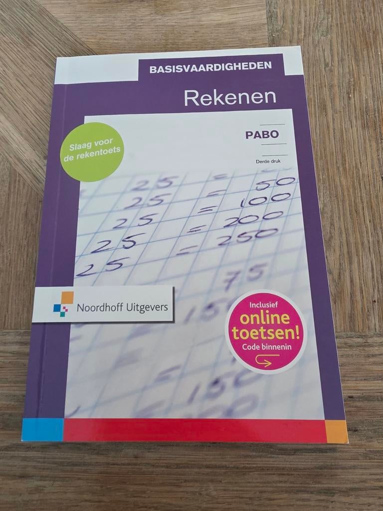 Basisvaardigheden rekenen voor de Pabo, Ophalen of Verzenden, Zo goed als nieuw