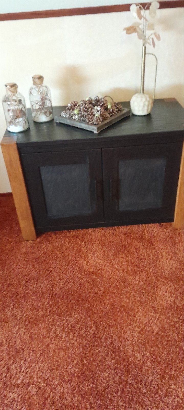 Massief eiken gedusseld kast, Huis en Inrichting, Ophalen of Verzenden, 25 tot 50 cm, 50 tot 100 cm