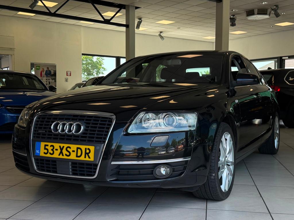 Audi A6 Limousine 3.2 FSi Quattro FULL OPTION Adaptive Cruis, Automaat, Gebruikt, 1655 kg, Zwart