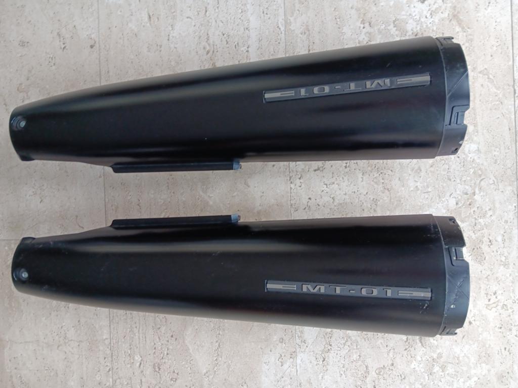Uitlaatcovers Yamaha MT-01, Ophalen, Gebruikt