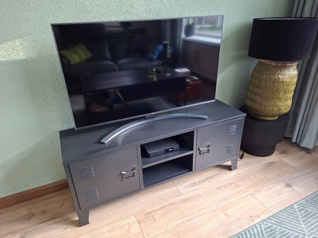 Tv kast industrieel, Ophalen, 100 tot 150 cm, Zo goed als nieuw, Minder dan 100 cm
