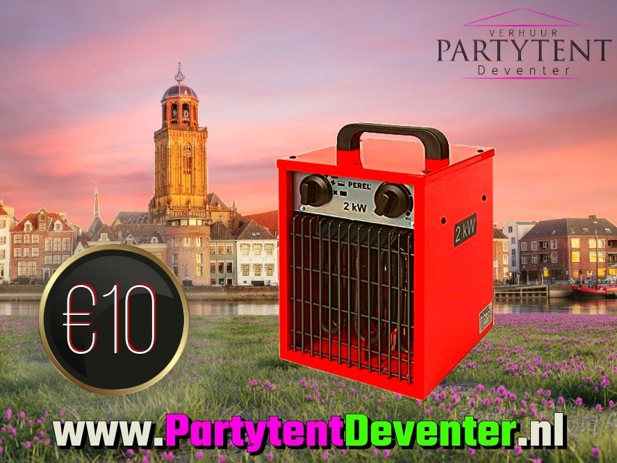 Feestje! Heaters tehuur + evt Party tent 6x3 / statafel etc, Hobby en Vrije tijd, Ophalen, Nieuw, Verjaardag
