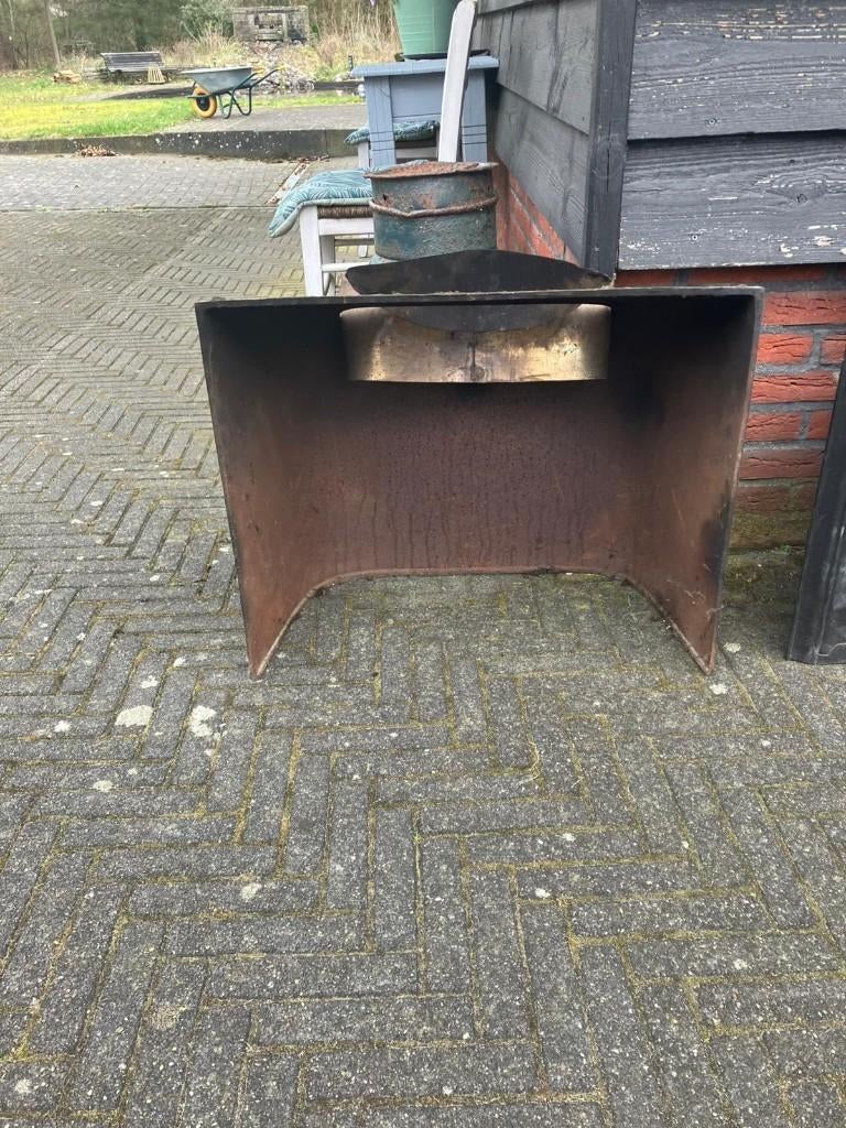 Inbouw haard, Huis en Inrichting, Ophalen, Gebruikt, Inbouwhaard, Houthaard