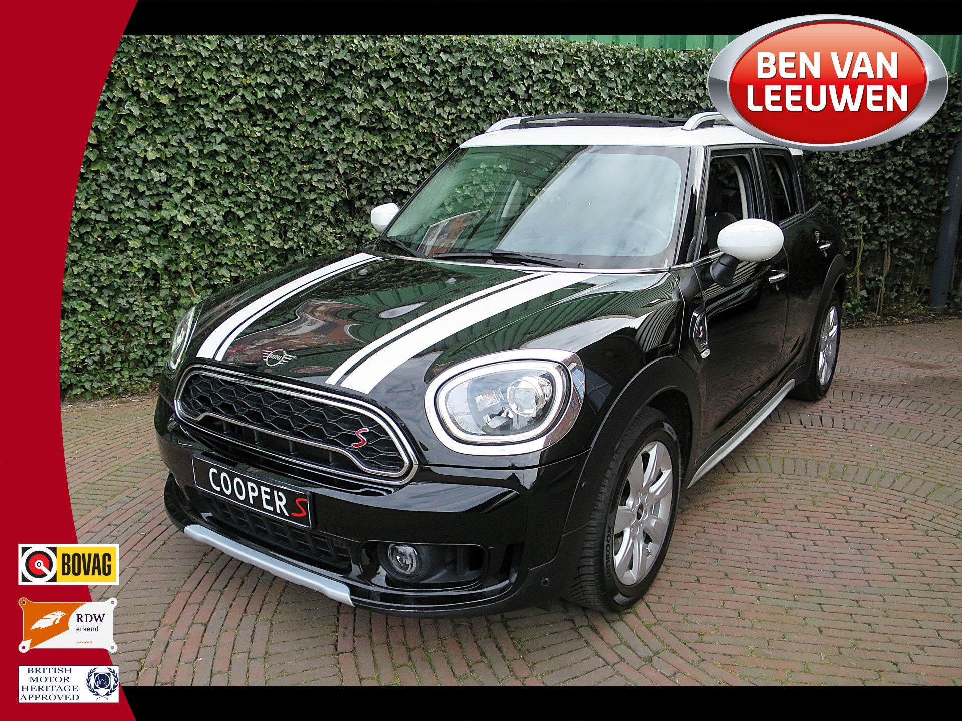 MINI Countryman 2.0 Cooper S F60 automaat 1e eig, Pano, A.kl, Stof, Gebruikt, 1435 kg, Zwart