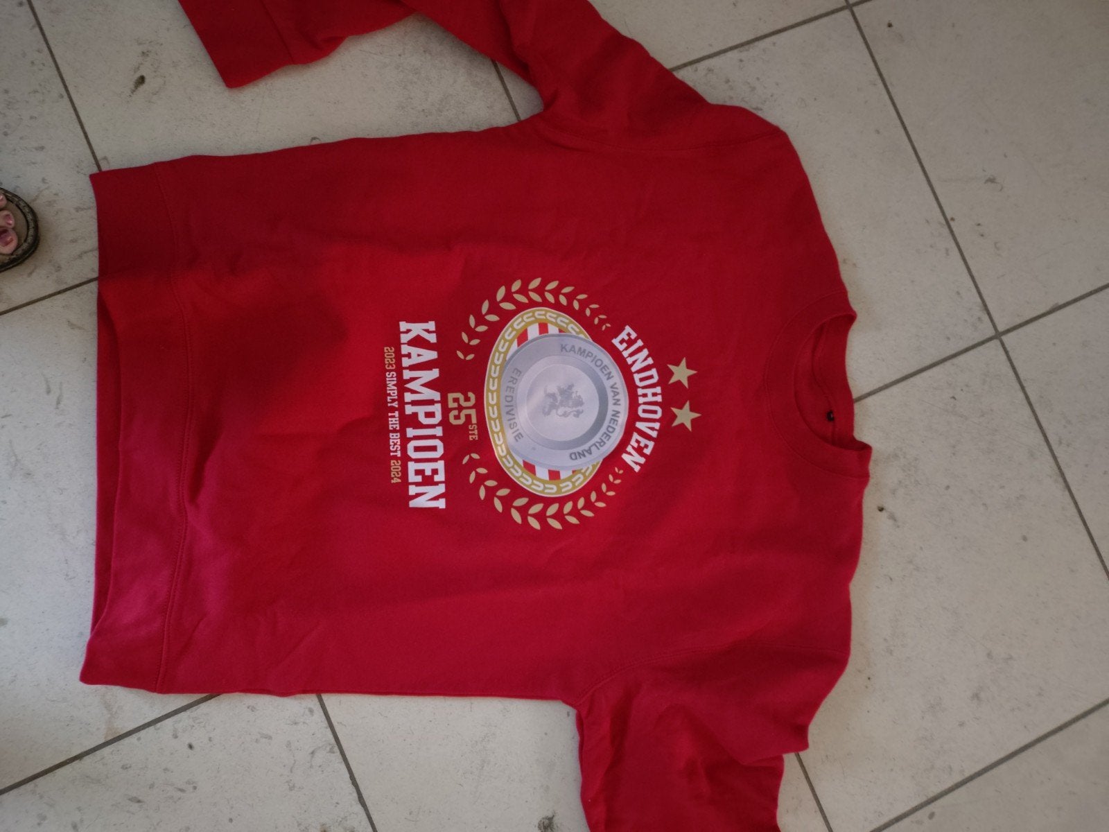 PSV shirt maat XL - te groot, Maat 56/58 (XL), Ophalen of Verzenden, PSV, Gedragen
