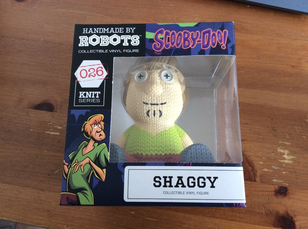 handmade by robots knit series vinyl figure. Shaggy. Nieuw, Verzamelen, Poppetjes en Figuurtjes, Ophalen of Verzenden, Nieuw