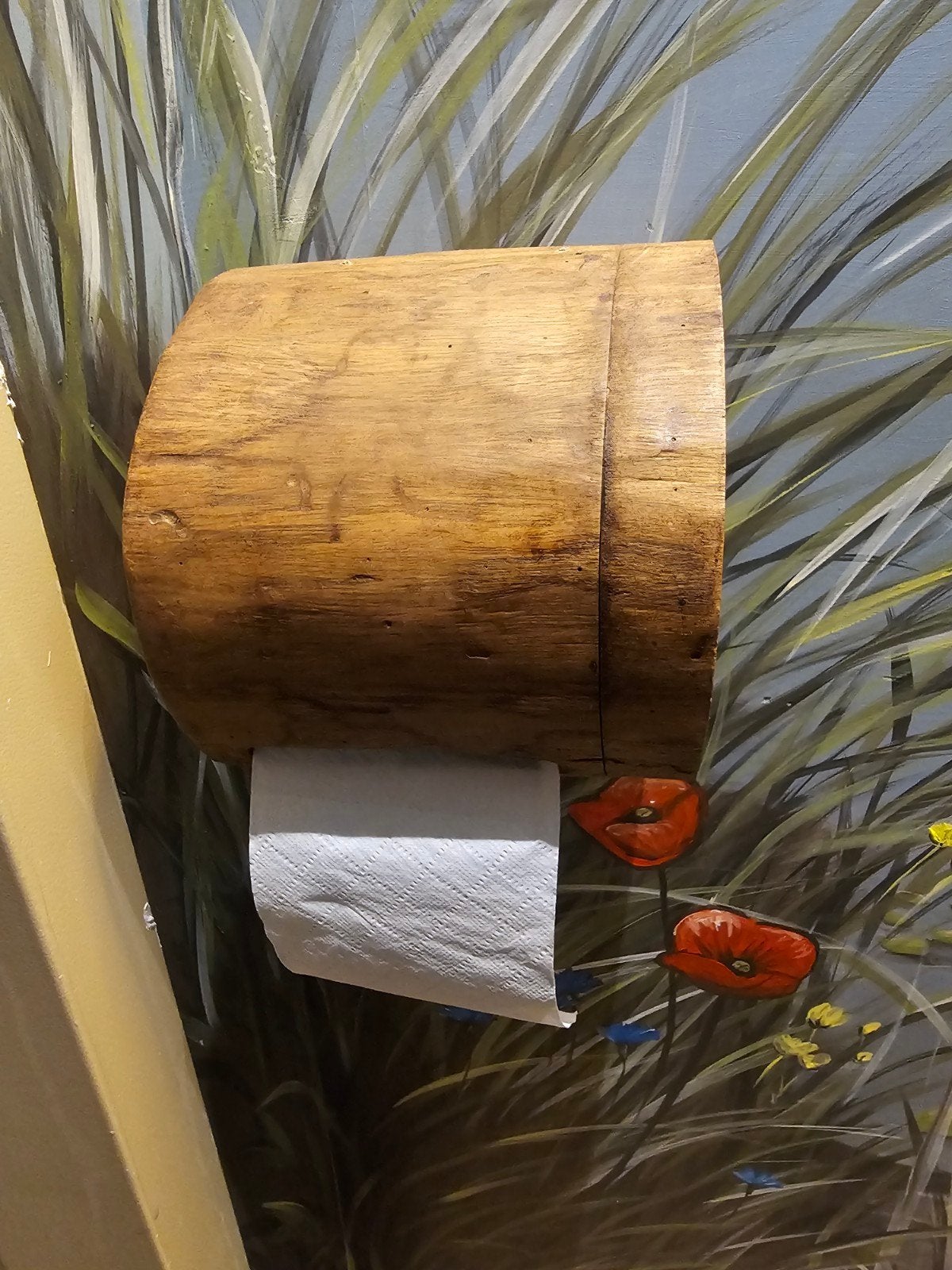 Houten WC rolhouder - Uniek en stijlvol, Ophalen of Verzenden