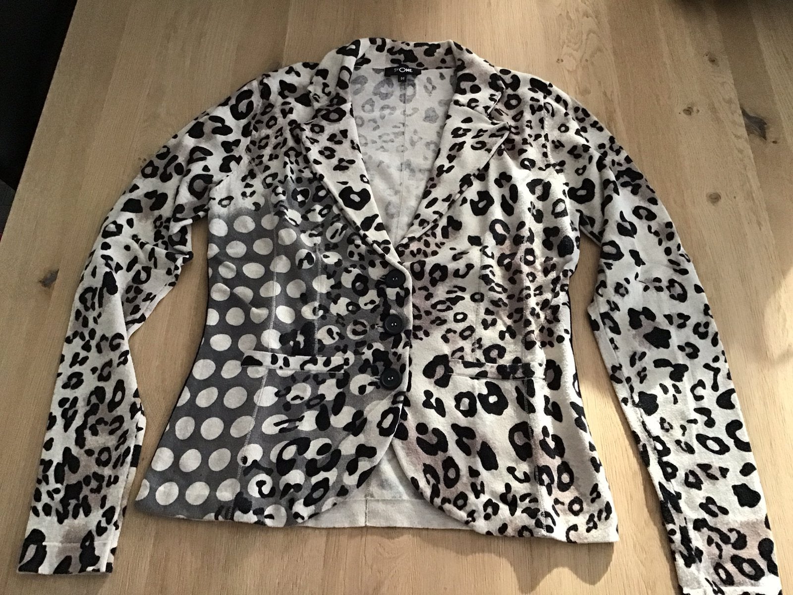 Jasje/blazer met (panter)print, maat 36 (S), merk Be One, Ophalen, Zo goed als nieuw, Maat 36 (S), Jasje