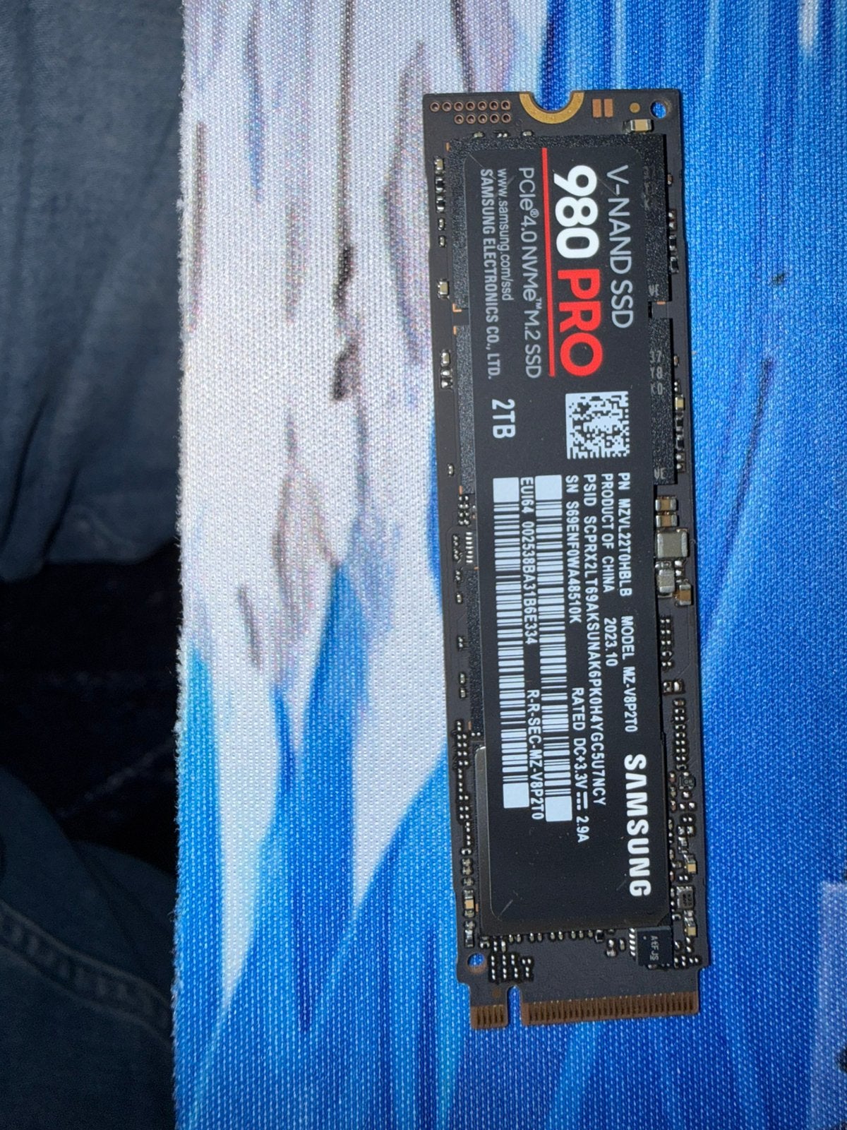 Samsung 2tb 980 pro ssd nvme, Ophalen of Verzenden, Zo goed als nieuw, Desktop, Overige aansluitingen