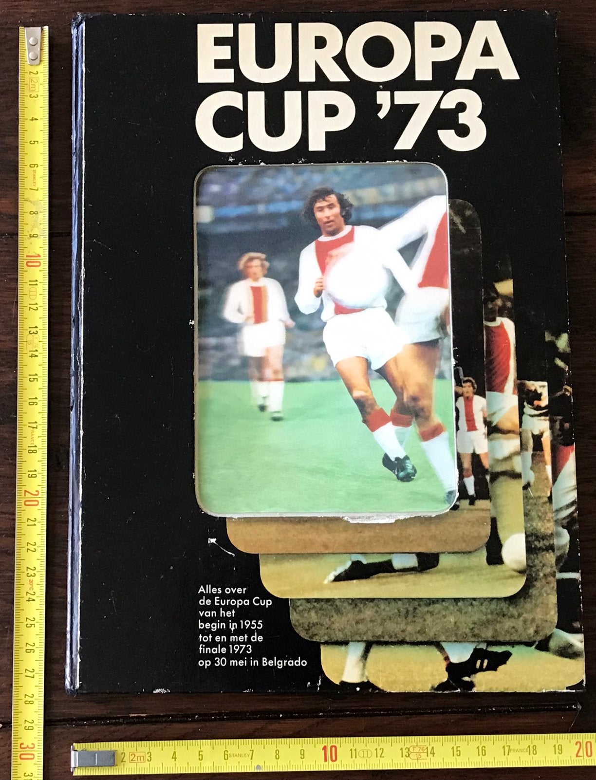 Oude Album EUROPA CUP 73 Uitgave  SRV, Verzamelen, Ophalen of Verzenden, Zo goed als nieuw, Poster, Plaatje of Sticker