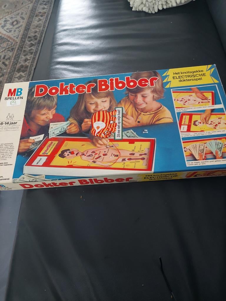 Dokter Bibber vintage 1977  10 euro, Hobby en Vrije tijd, Gezelschapsspellen | Bordspellen, Ophalen of Verzenden