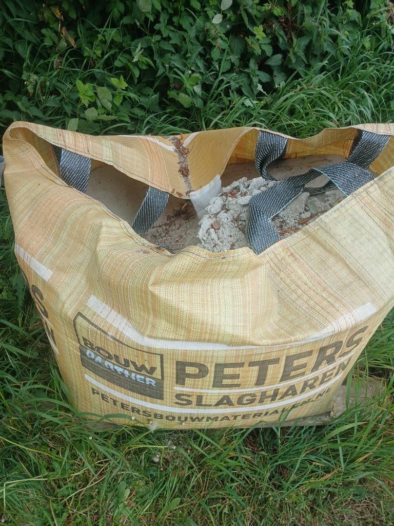 Bijna volle bigbag metselzand, Doe-het-zelf en Verbouw, Ophalen