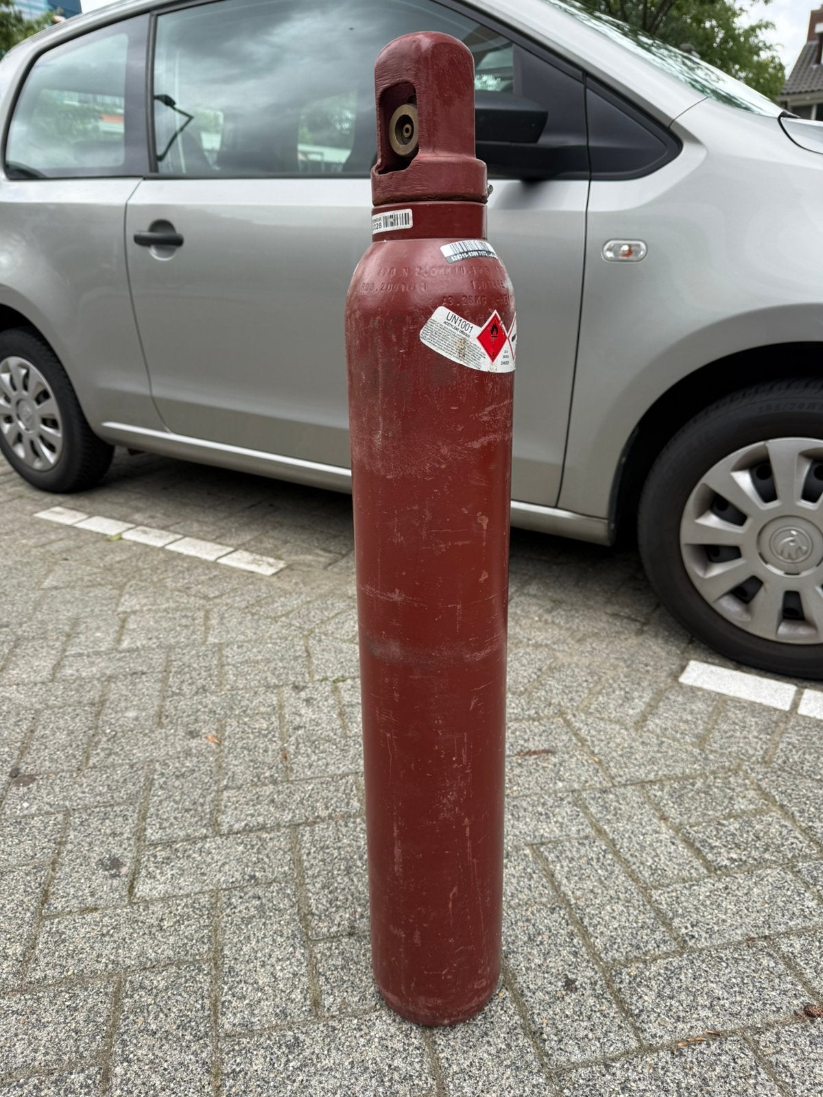 Acetyleen lege fles 10.6kg CO2, Ophalen of Verzenden, Zo goed als nieuw, Co2