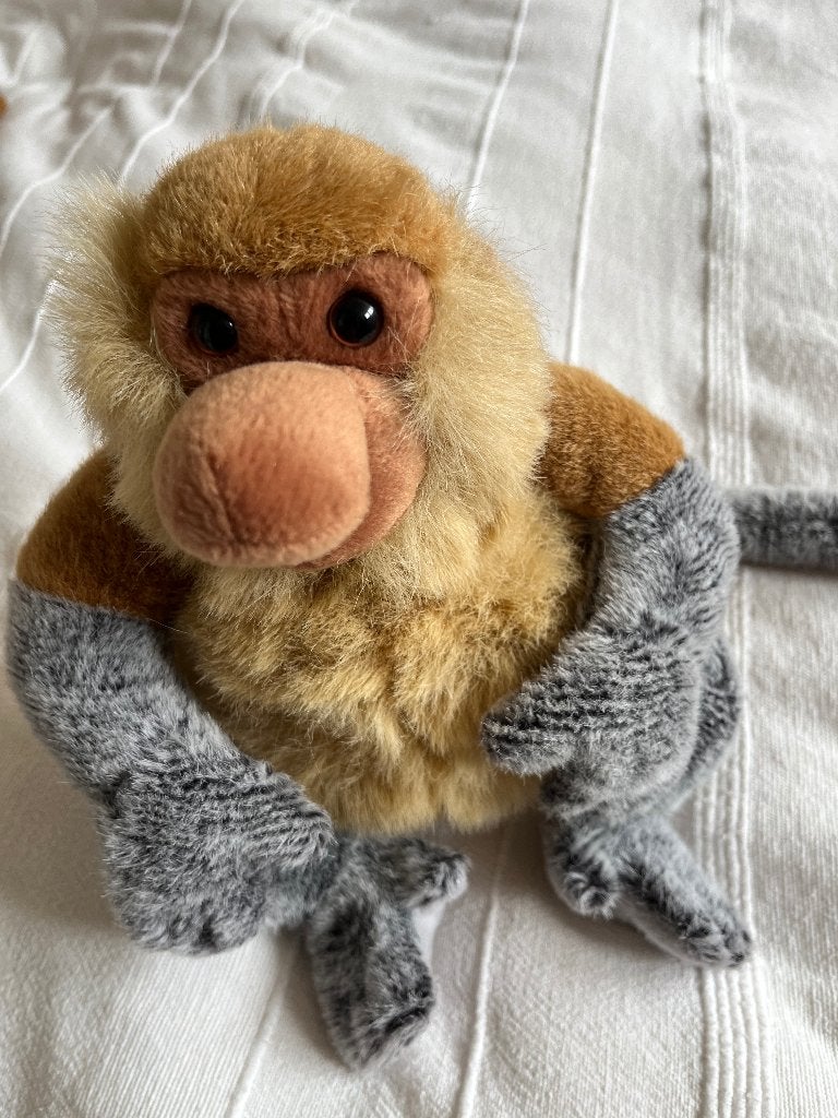 grote knuffel, Ophalen of Verzenden, Zo goed als nieuw, Klein (minder dan 20 cm), Bruin