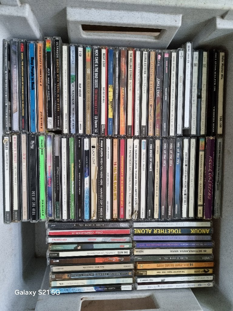 partij cd`s 200 plus, Ophalen, Gebruikt