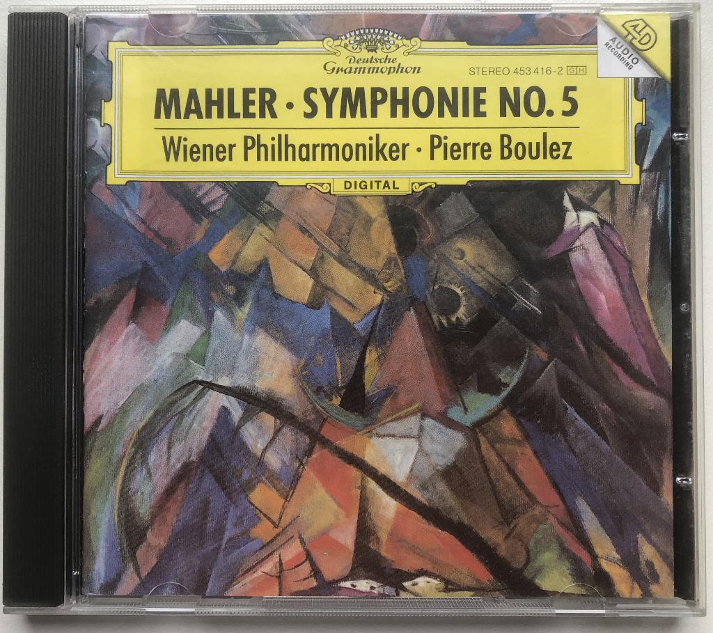 MAHLER - SYMPHONIE NO. 5 - WIENER PHILHARMONIKER - BOULEZ, Ophalen of Verzenden, Romantiek, Zo goed als nieuw, Orkest of Ballet