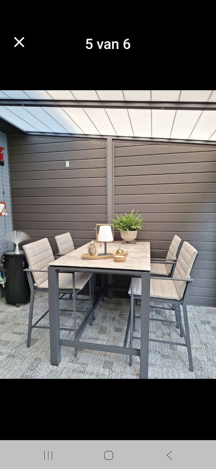 prachtig mooie bartafel, Tuin en Terras, Tuinsets en Loungesets, Ophalen, Zo goed als nieuw