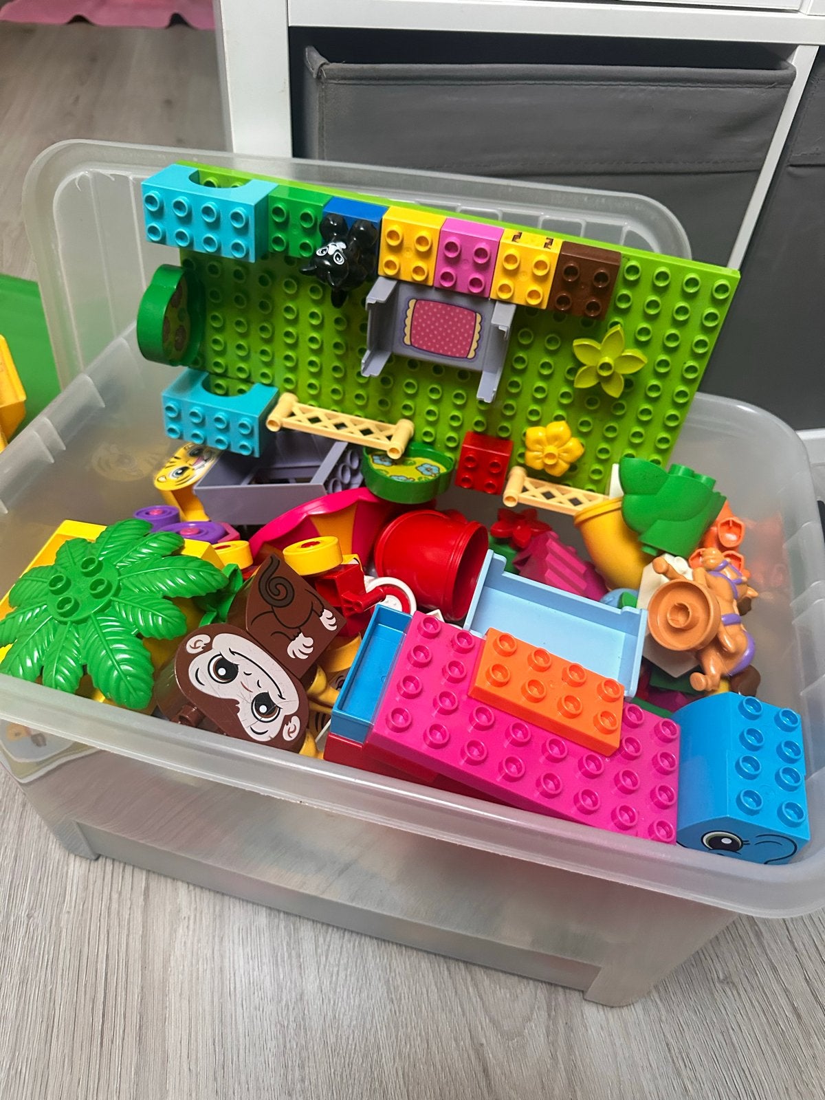 Grote Duplo collectie: Hello Kitty, boerderij en meer!, Gebruikt, Overige thema's, Ophalen of Verzenden, Duplo
