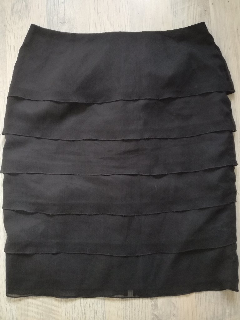 rok,zwart,stroken,maat 40,zgan,feest,sexy,rokje,top,vakantie, Kleding | Dames, Maat 38/40 (M), Verzenden, Zwart, Zo goed als nieuw