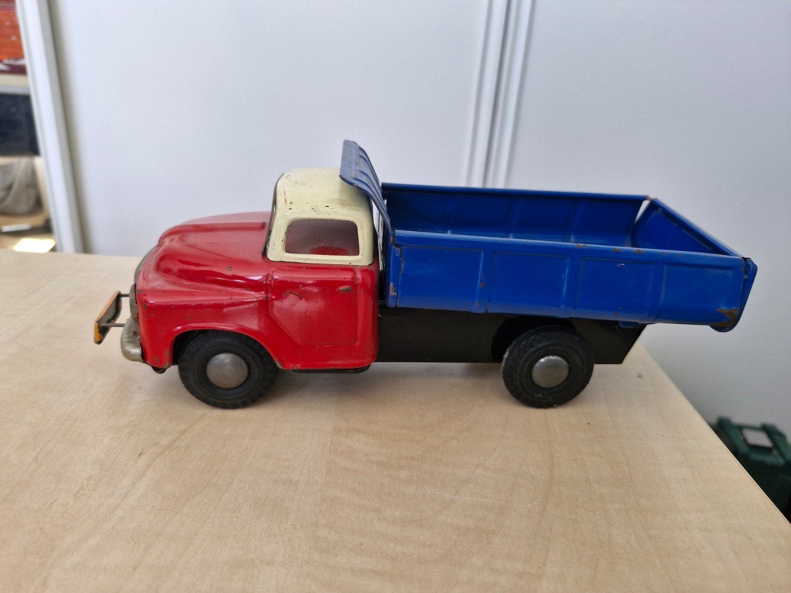 Vintage blikken kiepwagen - Made in Japan, Ophalen of Verzenden, Gebruikt