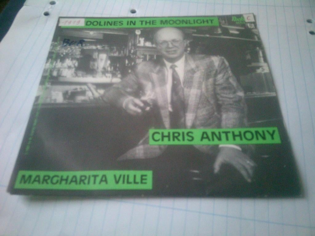 CHRIS ANTHONY MANDOLINES IN THE MOONLIGHT - MARGHARITA VILLE, Cd's en Dvd's, Vinyl | Nederlandstalig, Ophalen of Verzenden, Zo goed als nieuw
