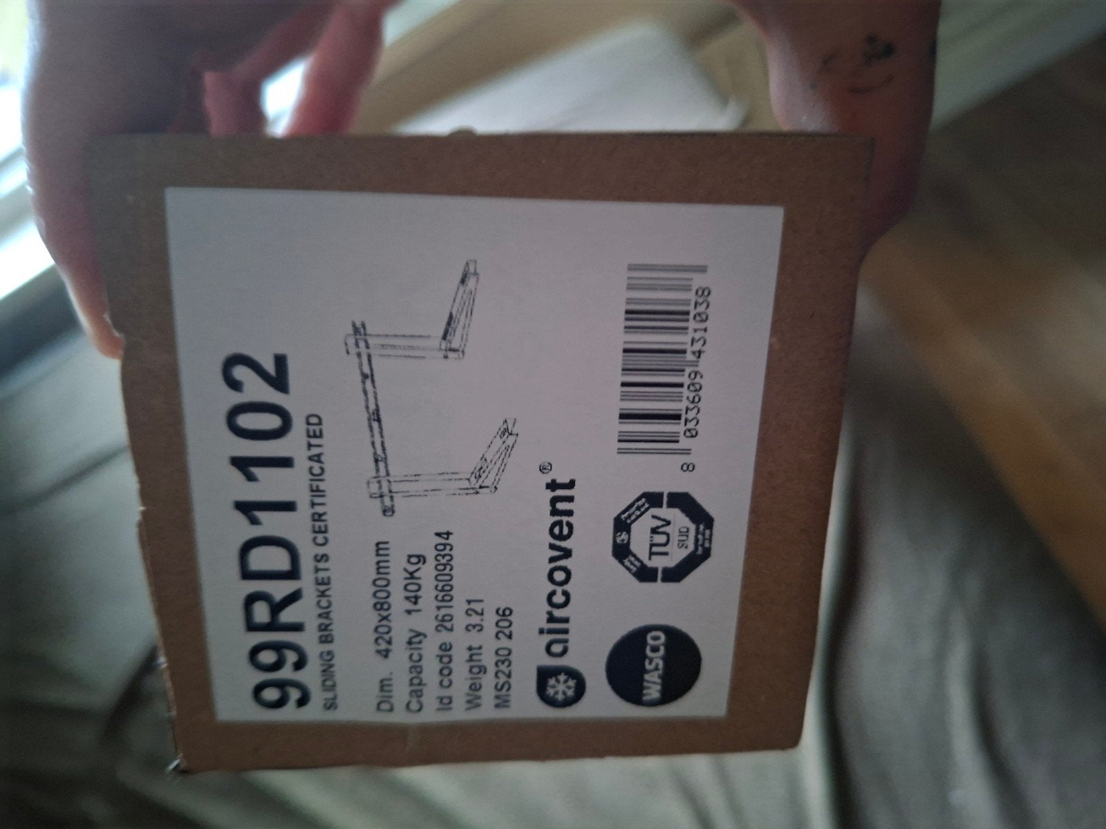 Nieuwe ophangset voor airco - AircoVent 99RD1102, Ophalen of Verzenden, Nieuw