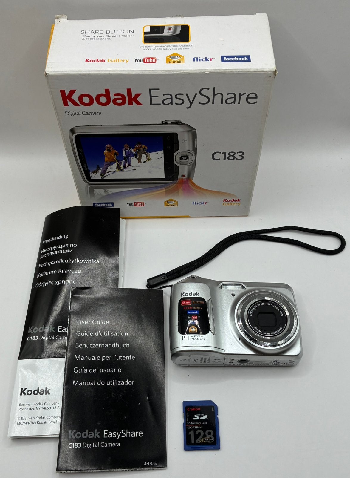 Kodak EasyShare C183 - compact camera, Audio, Tv en Foto, Ophalen of Verzenden, Zo goed als nieuw, Kodak, 8 keer of meer