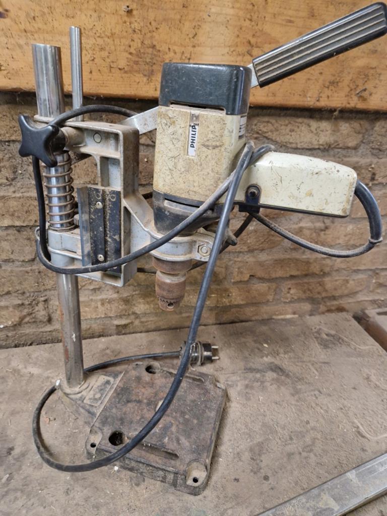 Boormachine + kolom, Doe-het-zelf en Verbouw, Gereedschap | Boormachines, Ophalen of Verzenden, Boormachine