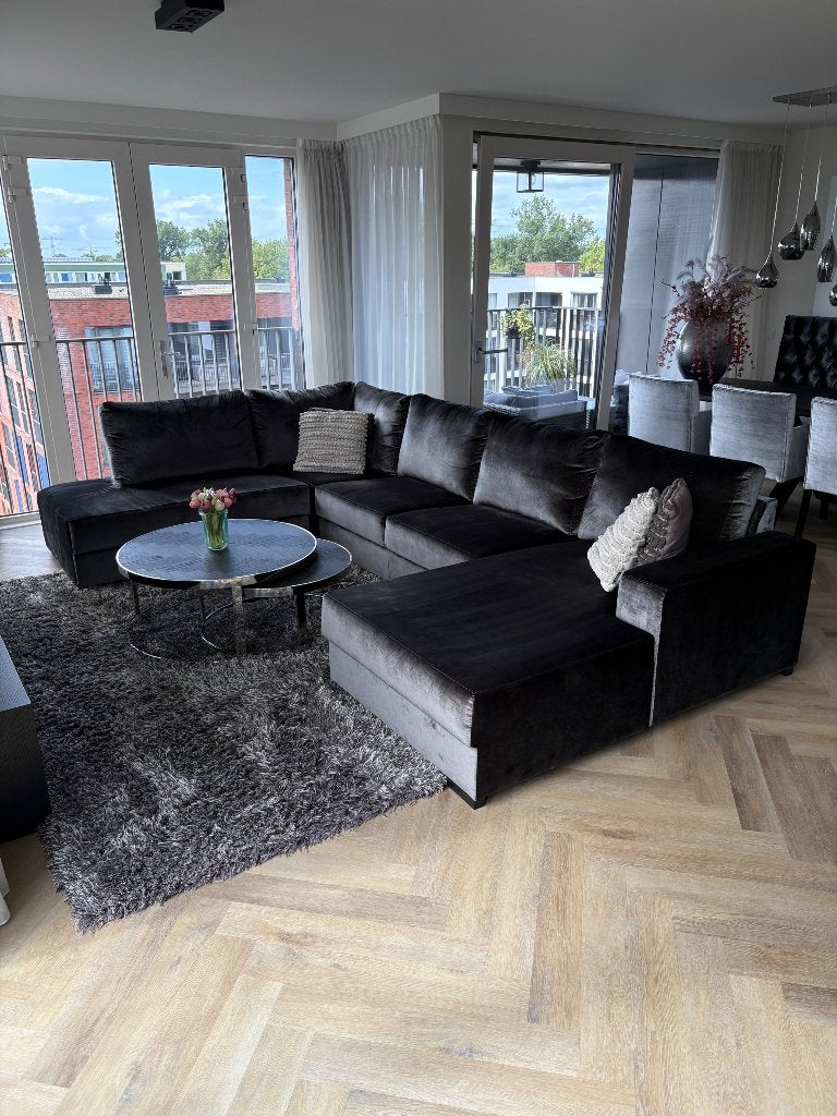 Bank Eric Kuster style U-vorm, Huis en Inrichting, Ophalen, Zo goed als nieuw, Vierpersoons of meer